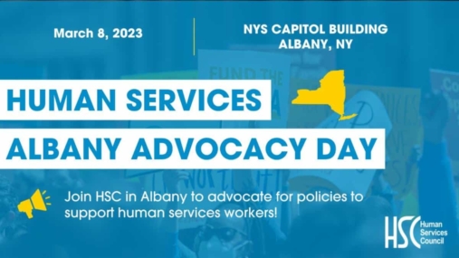 Human Services Advocacy Day in Albany | March 8th